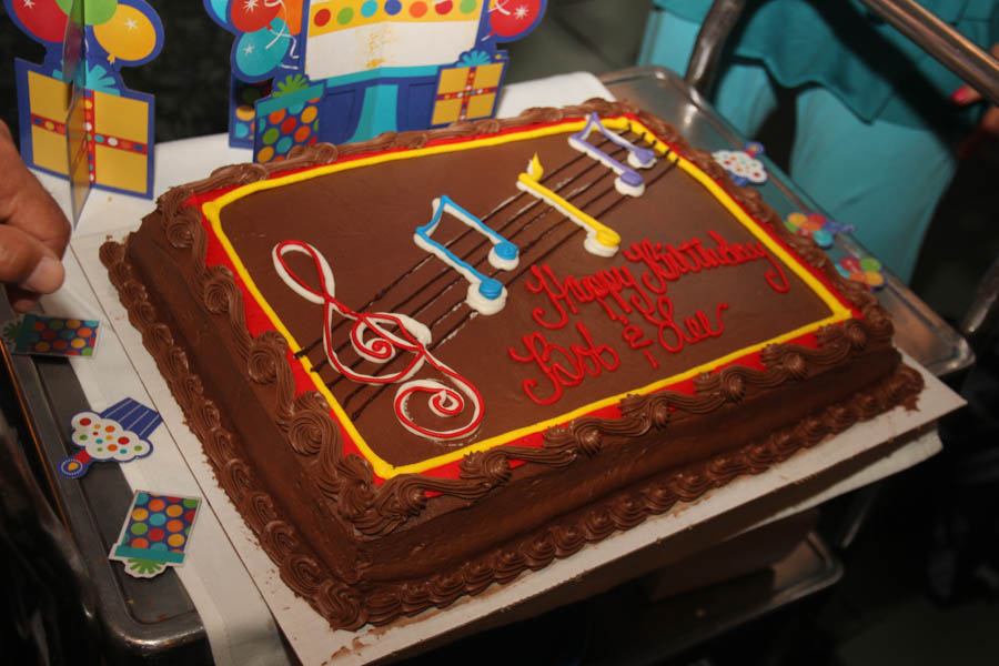 Celebrating Brenda, Bob, and Leon's birthday August 2014