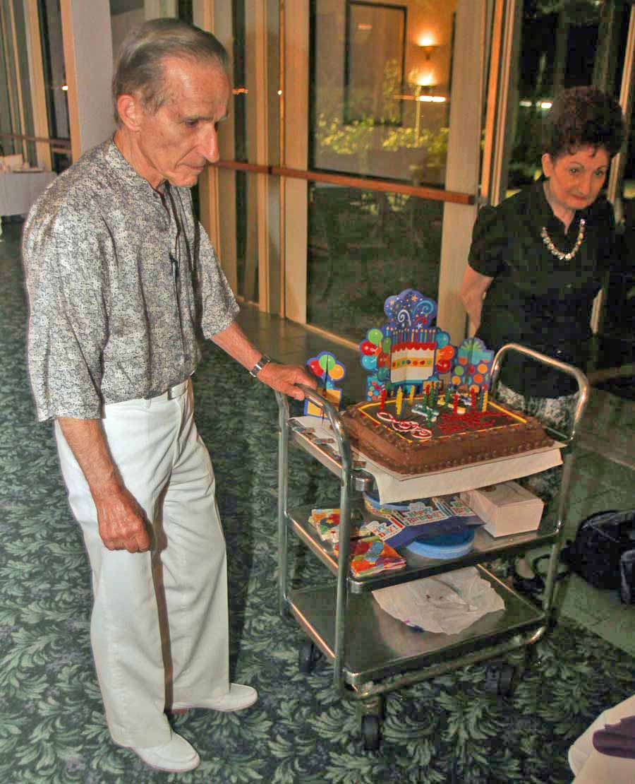 Celebrating Brenda, Bob, and Leon's birthday August 2014