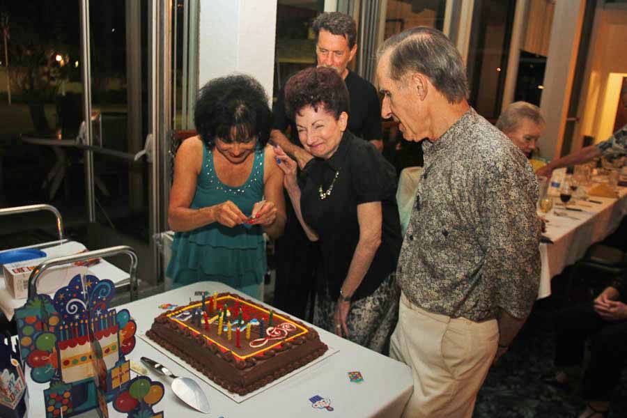 Celebrating Brenda, Bob, and Leon's birthday August 2014