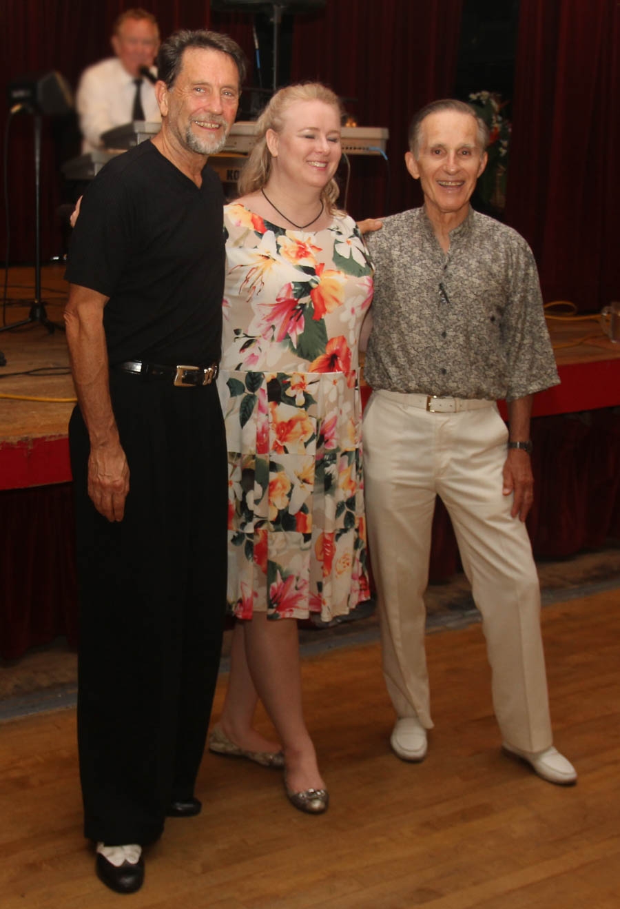 Celebrating Brenda, Bob, and Leon's birthday August 2014