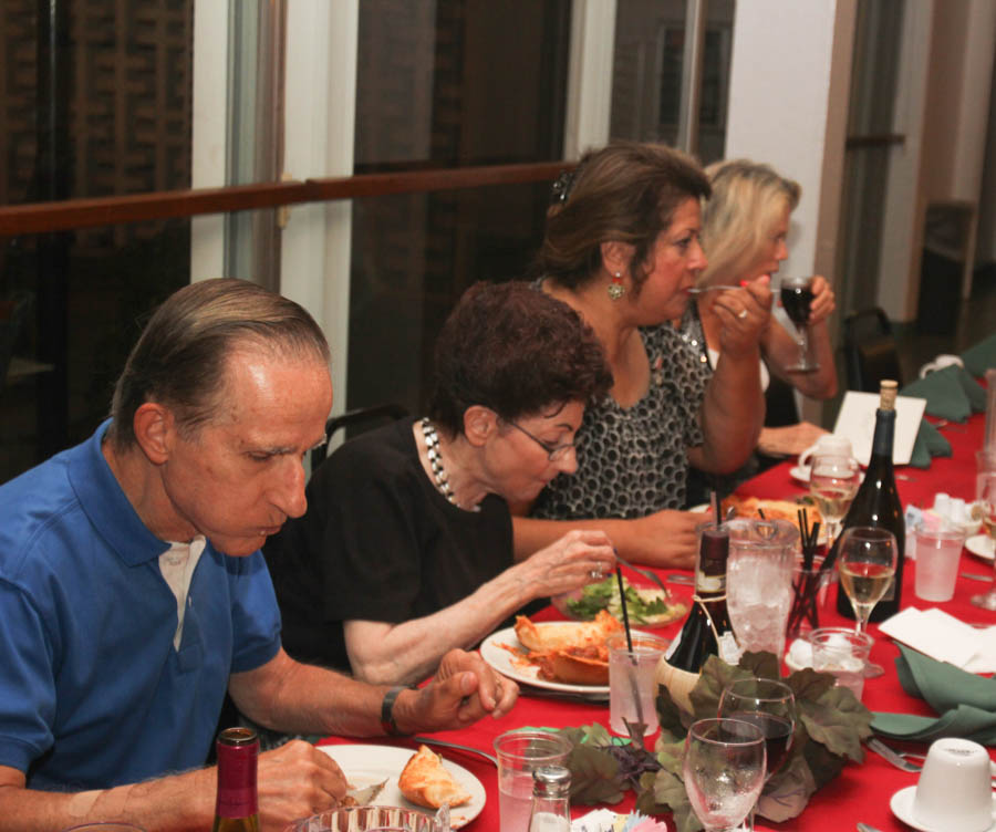 Celebrating Marianne's birthday at the Santa Ana Elks on Italian Night