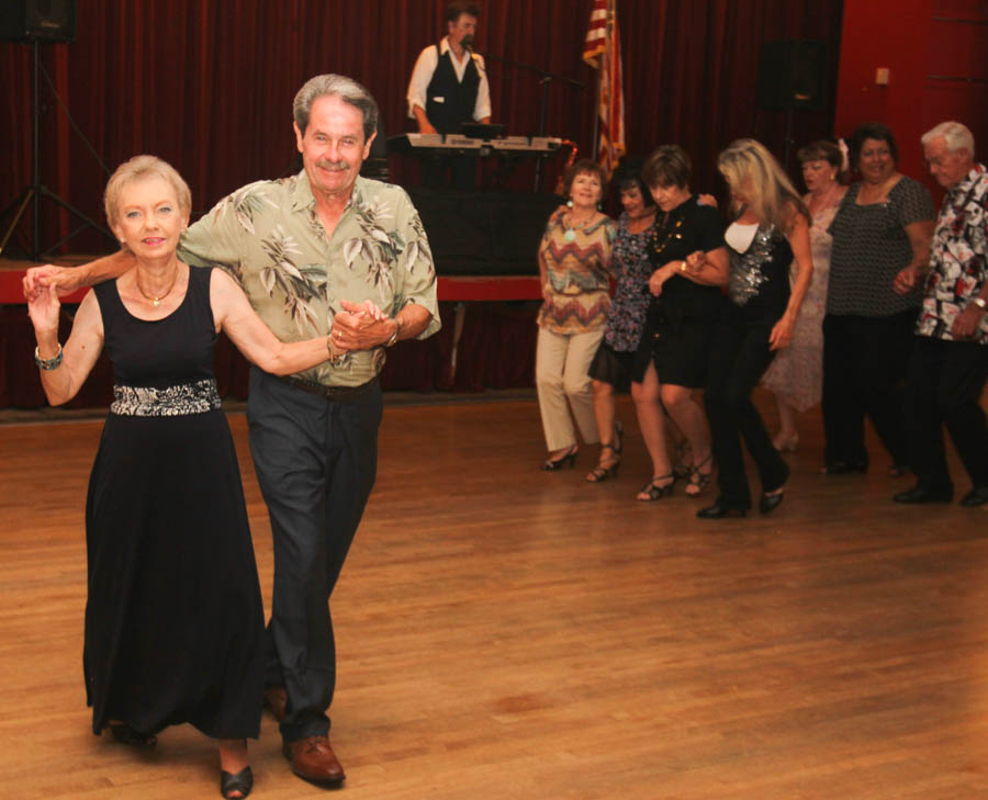 Celebrating Marianne's birthday at the Santa Ana Elks on Italian Night