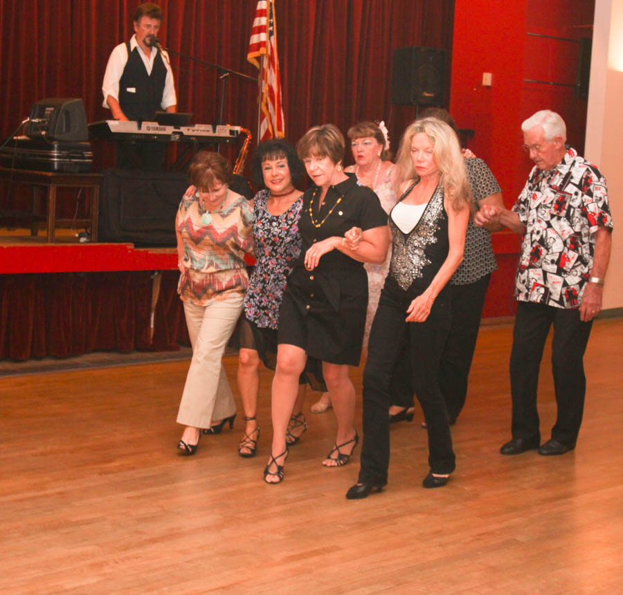 Celebrating Marianne's birthday at the Santa Ana Elks on Italian Night