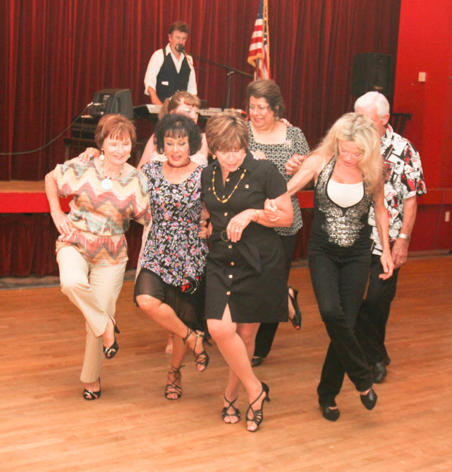 Celebrating Marianne's birthday at the Santa Ana Elks on Italian Night