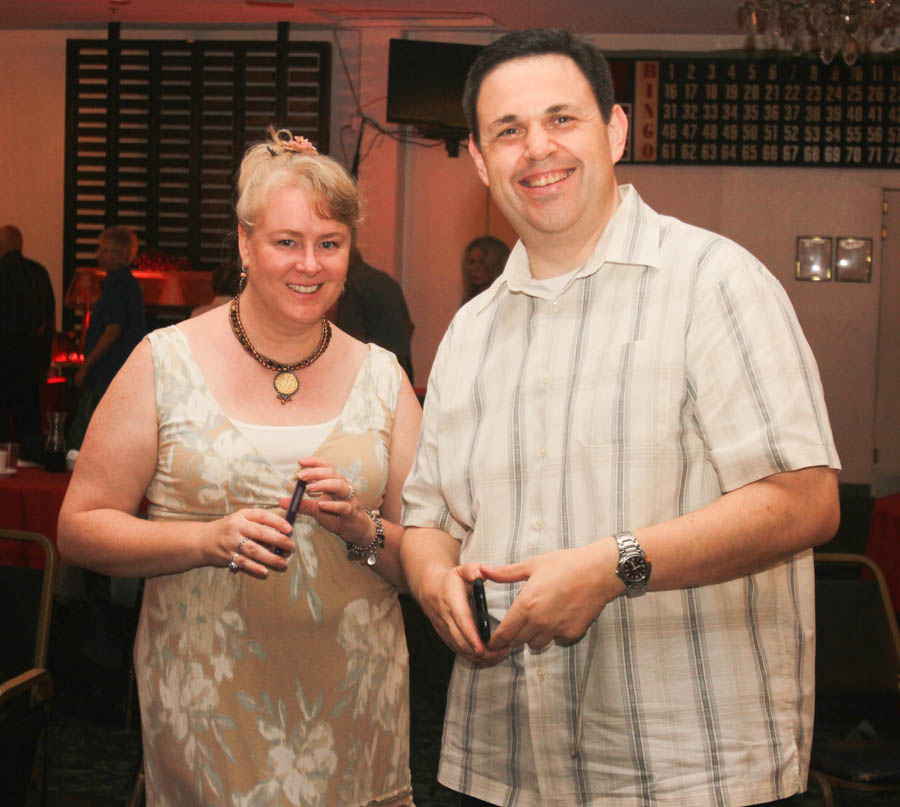 Celebrating Marianne's birthday at the Santa Ana Elks on Italian Night