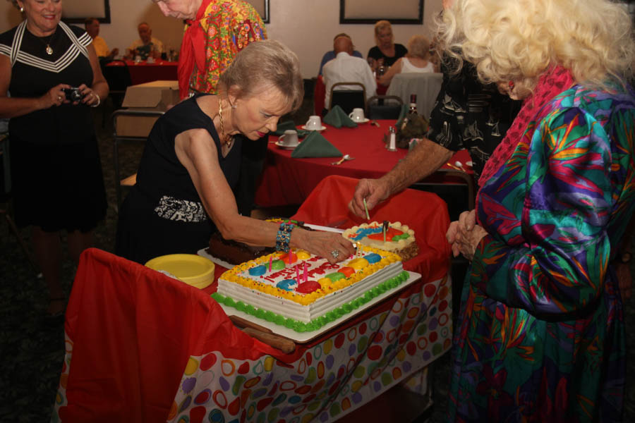 Celebrating Marianne's birthday at the Santa Ana Elks on Italian Night