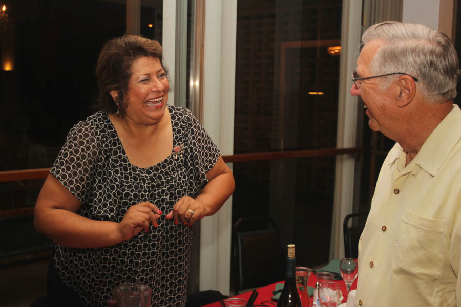 Celebrating Marianne's birthday at the Santa Ana Elks on Italian Night