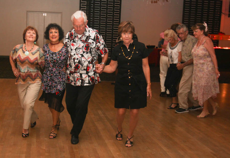 Celebrating Marianne's birthday at the Santa Ana Elks on Italian Night