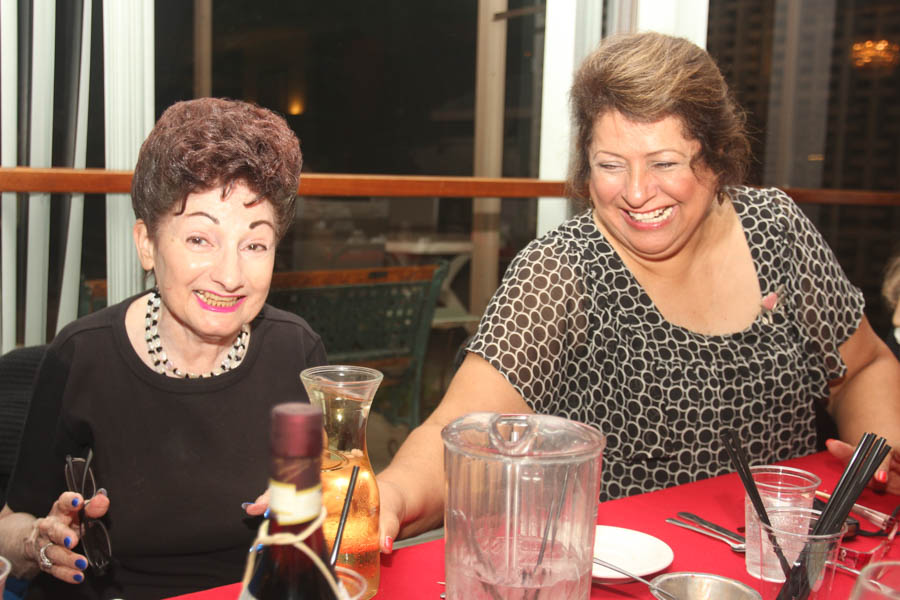 Celebrating Marianne's birthday at the Santa Ana Elks on Italian Night