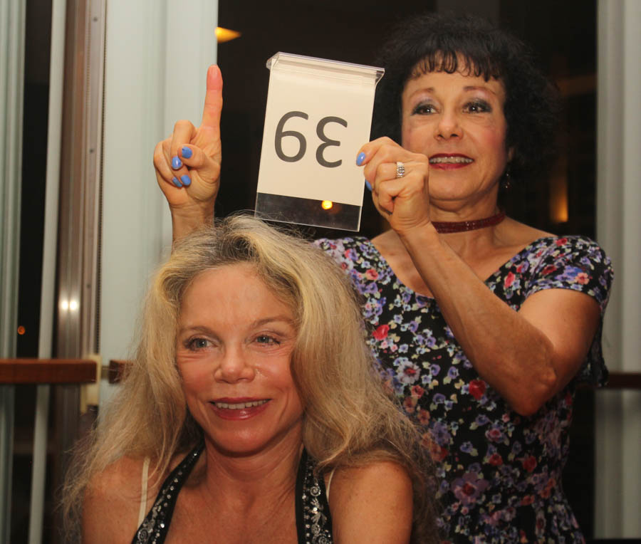 Celebrating Marianne's birthday at the Santa Ana Elks on Italian Night