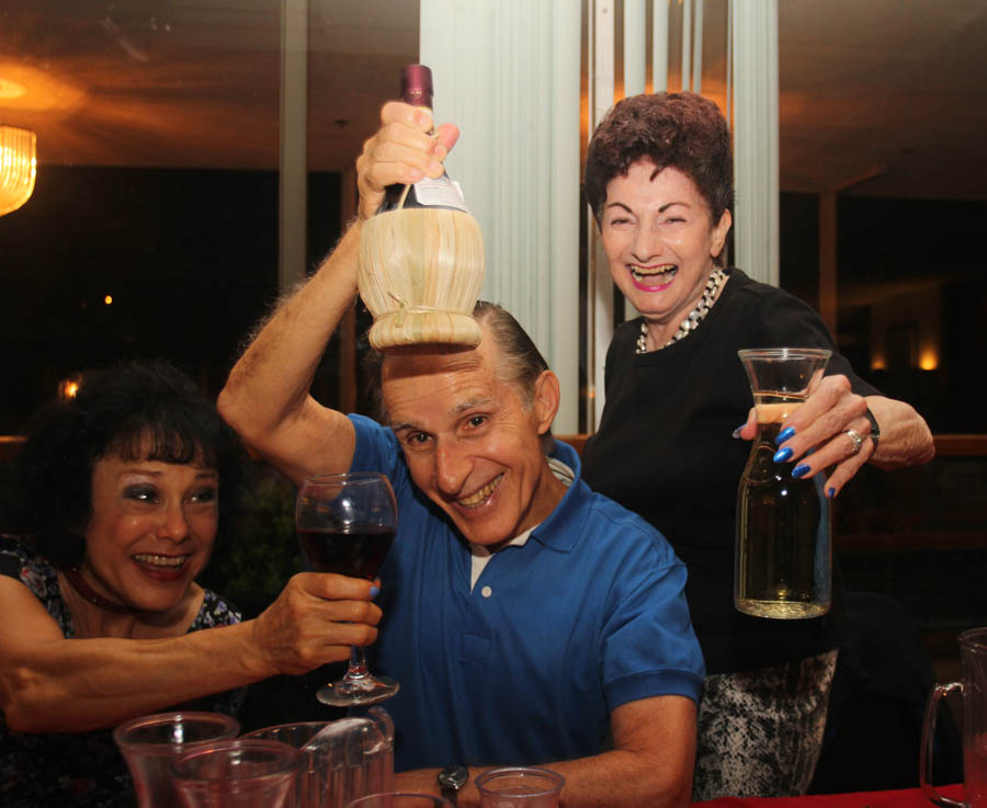 Celebrating Marianne's birthday at the Santa Ana Elks on Italian Night