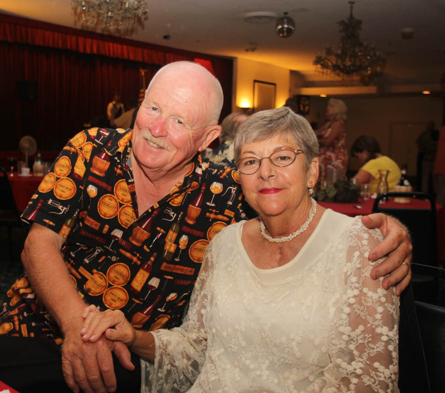 Celebrating Marianne's birthday at the Santa Ana Elks on Italian Night