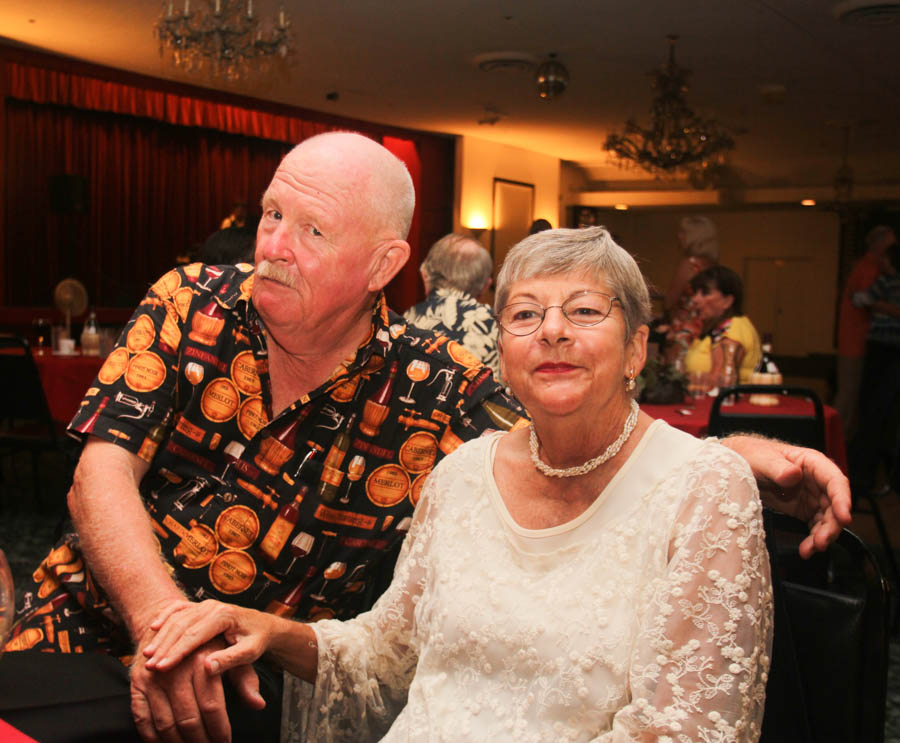Celebrating Marianne's birthday at the Santa Ana Elks on Italian Night