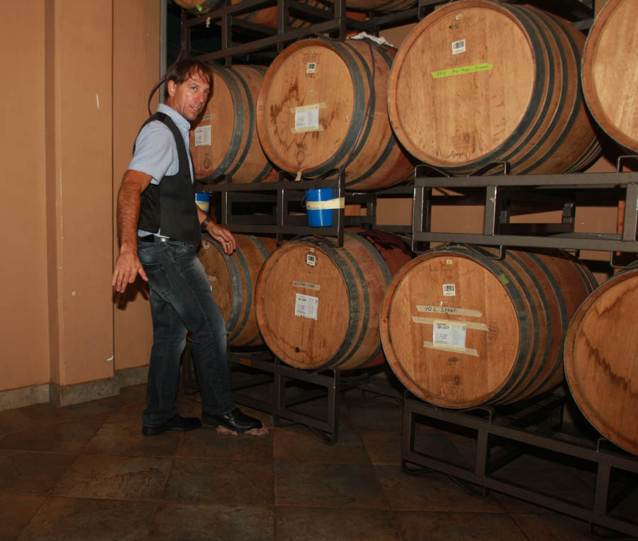 September wine blending at Laguna Canyon Winery