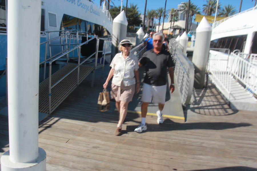 An afternoon with the Cathey's and Liles' in Long Beach Harbor