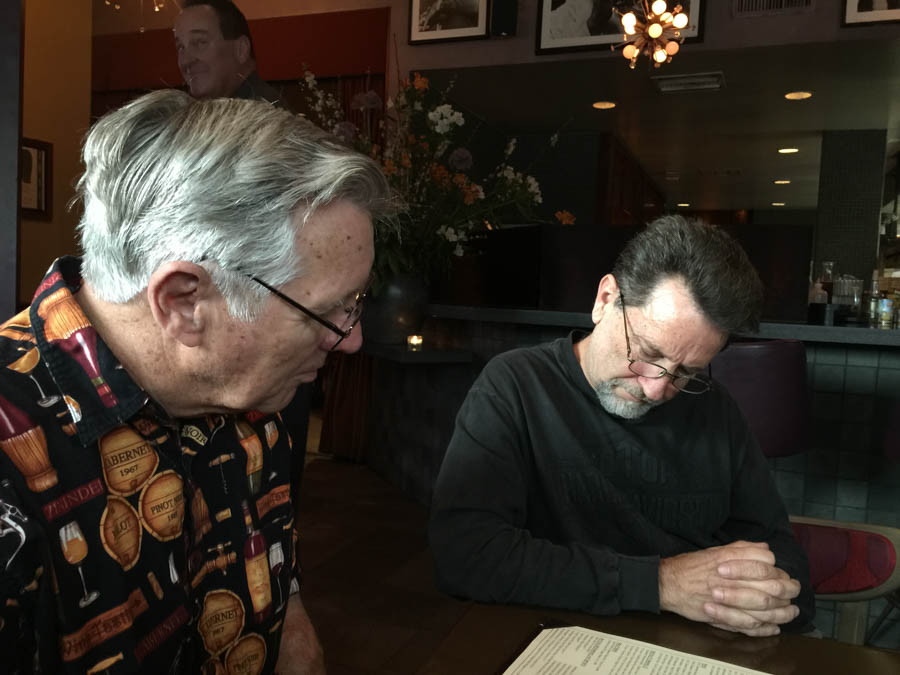Wining and dining on 3/1/2015 with the Roberts and Zaitz