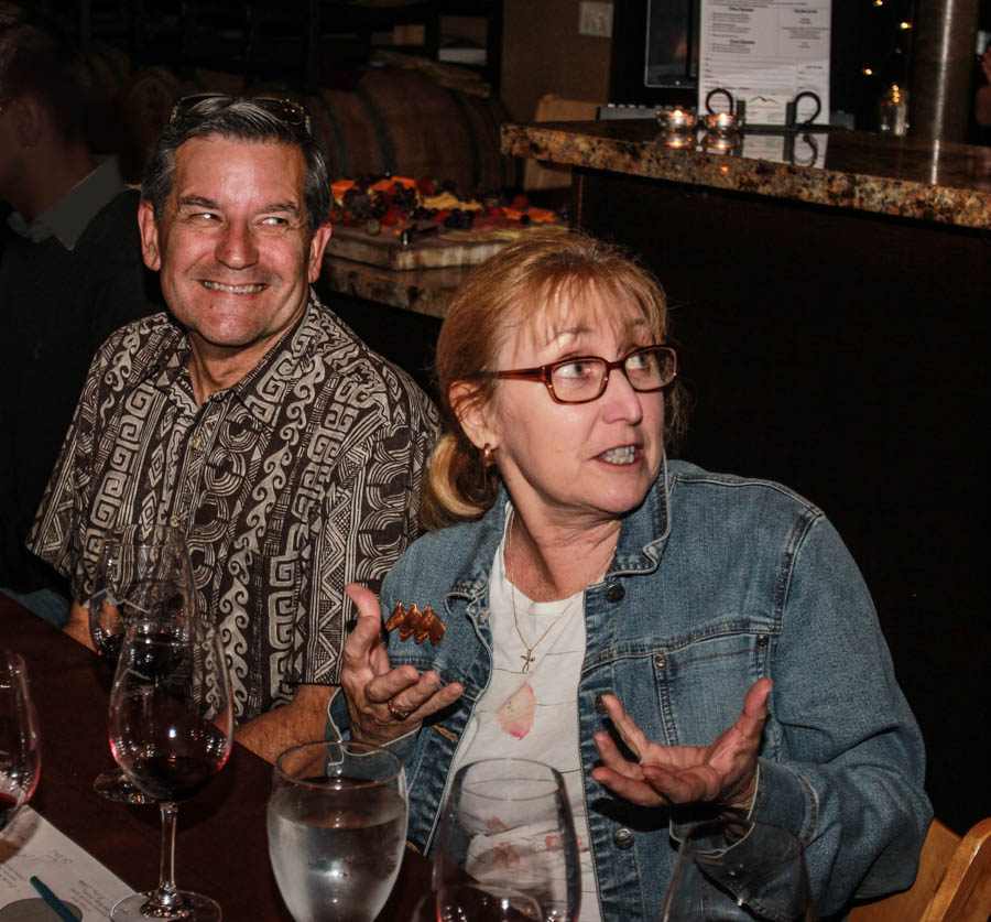 Blending wines at Laguna Canyon Winery April 18th 2015