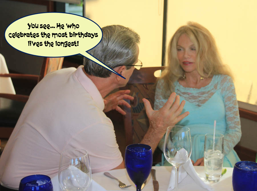 September 2015 birthday celebrations for Marcia and Marianne
