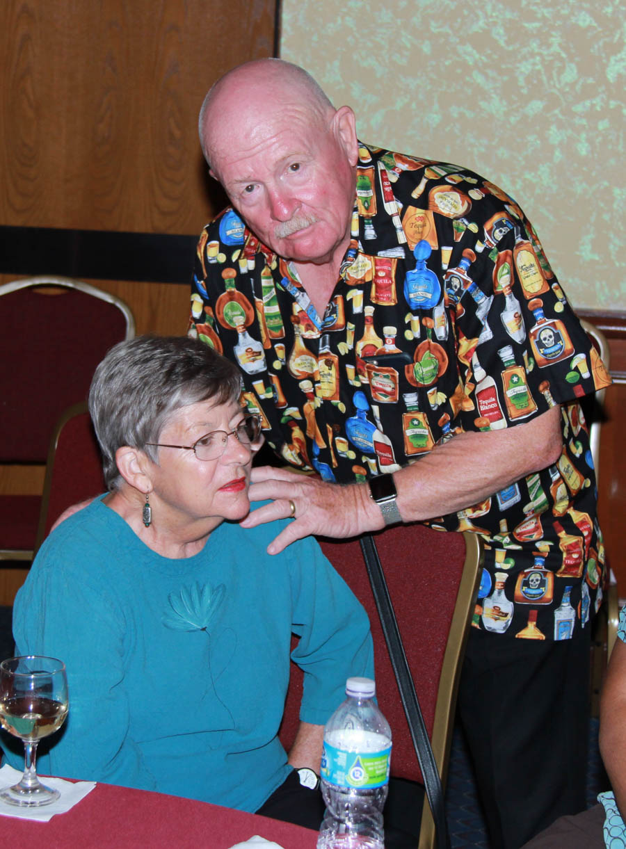 August birthday;'s at the Phoenix Club with Donna and Irene