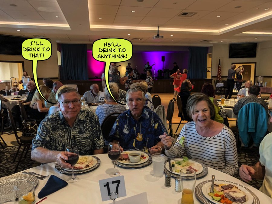 Celebrating birthdays at the Santa Ana Elks Lodge 7/28/2019