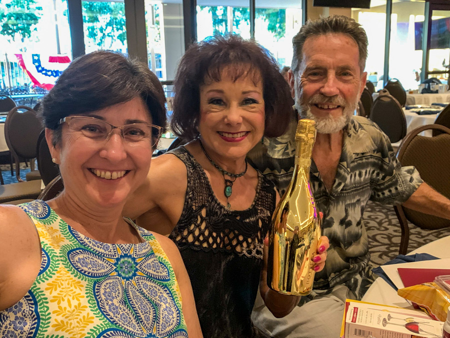 Celebrating birthdays at the Santa Ana Elks Lodge 7/28/2019