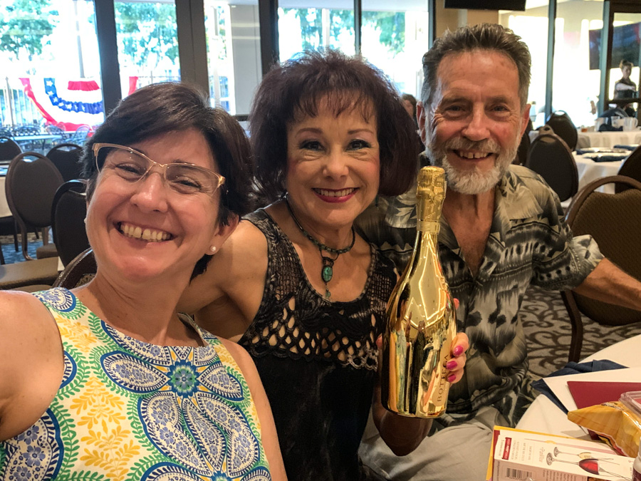 Celebrating birthdays at the Santa Ana Elks Lodge 7/28/2019