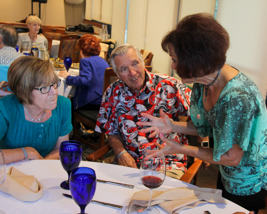 Bernie (98)and Marcia (84) celebrate thier birthdays at Old Ranch