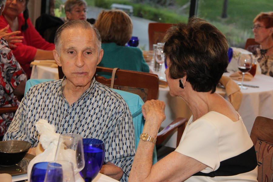 Bernie (98)and Marcia (84) celebrate thier birthdays at Old Ranch