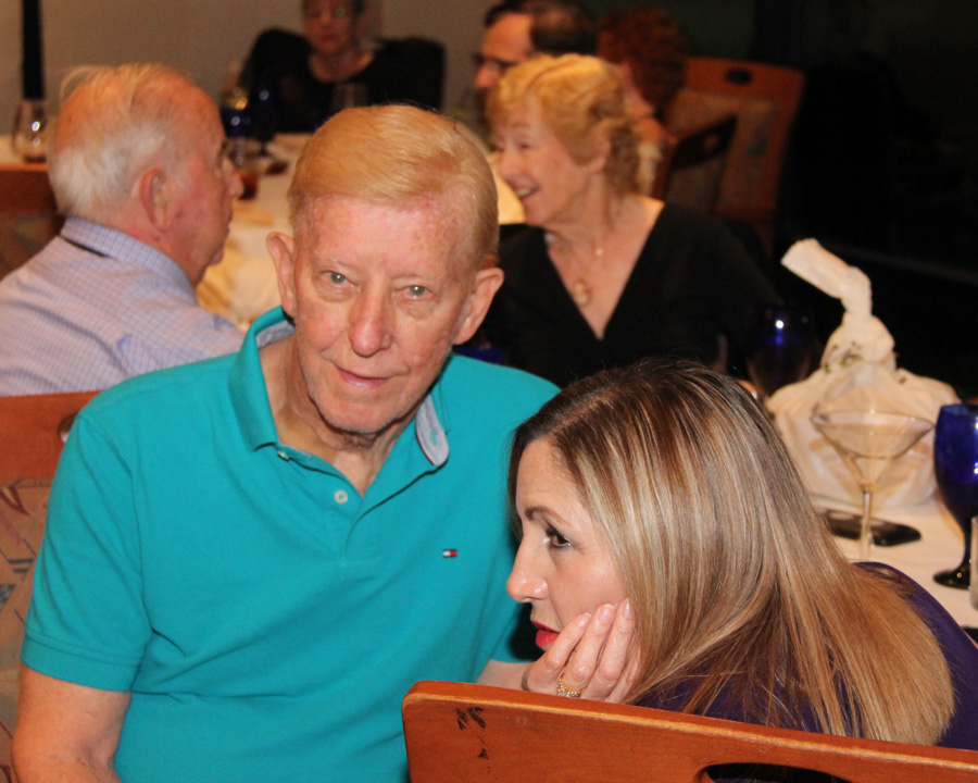 Bernie (98)and Marcia (84) celebrate thier birthdays at Old Ranch