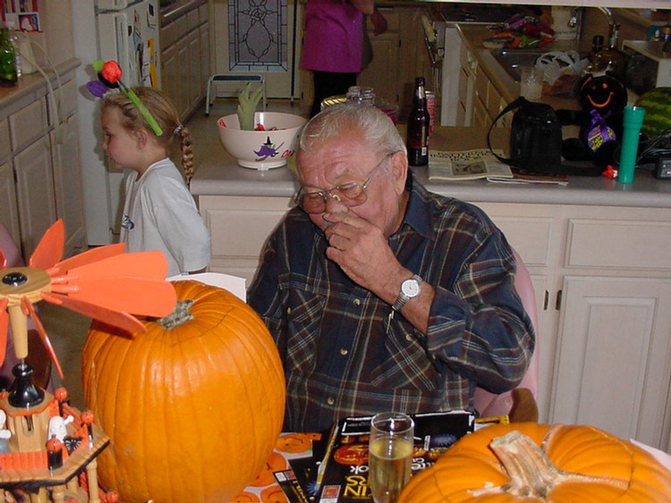 Halloween 2000 Pumpkin Carving