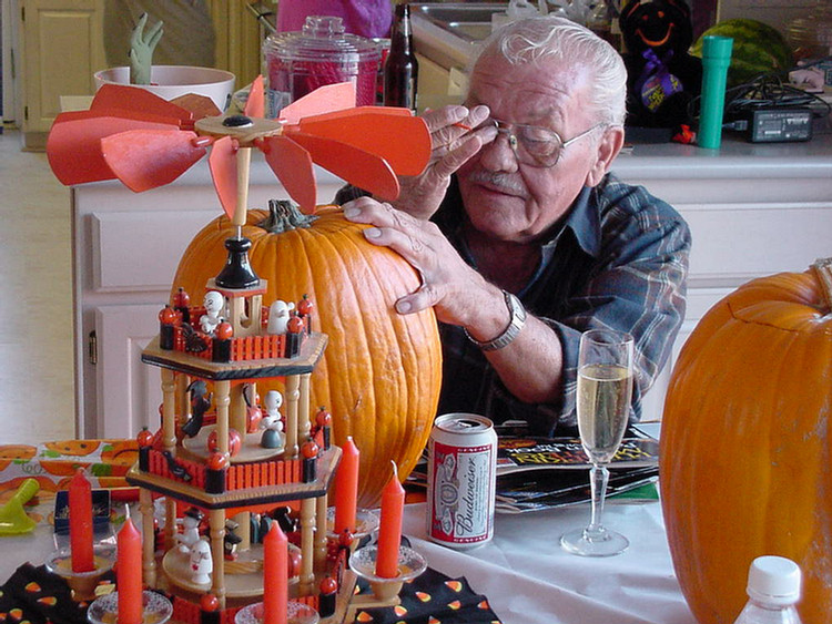 Halloween 2000 Pumpkin Carving