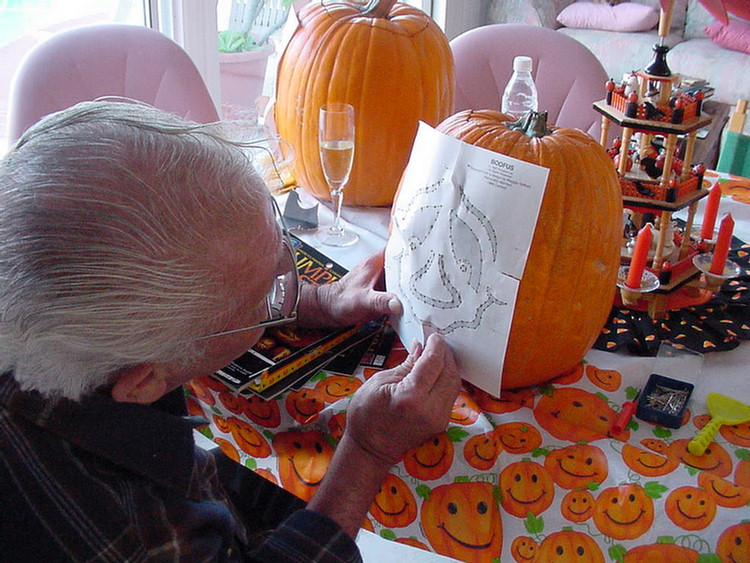 Halloween 2000 Pumpkin Carving