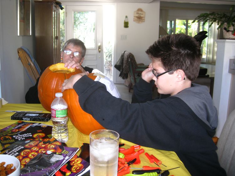 Halloween Pumpkin Carving  October 2010