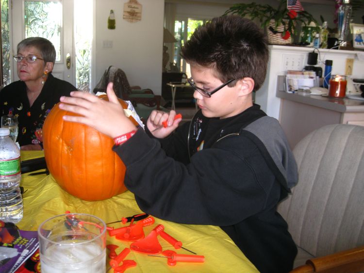 Halloween Pumpkin Carving  October 2010