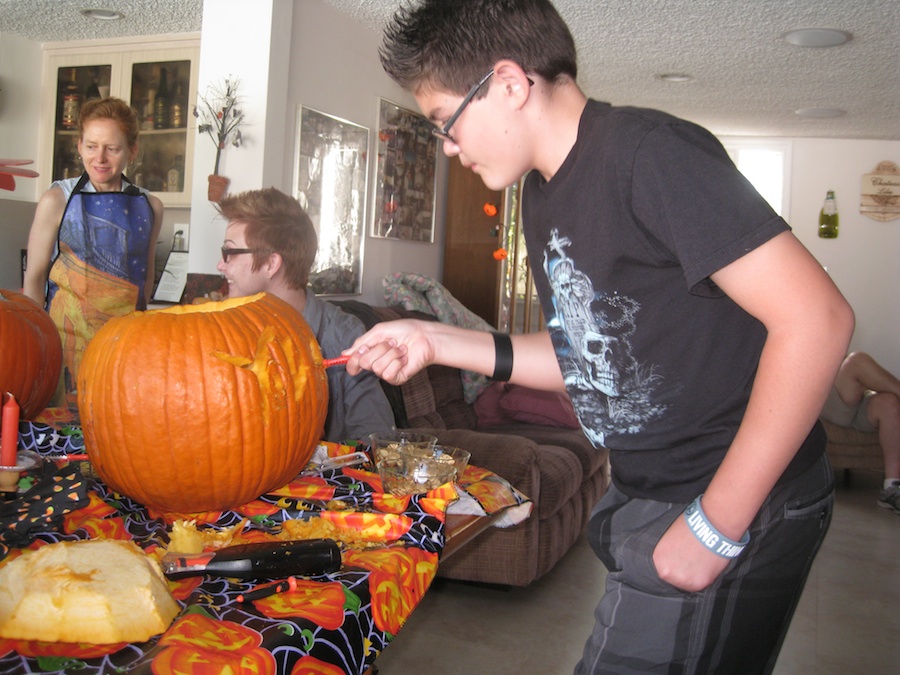 Pumpkin carving 2012