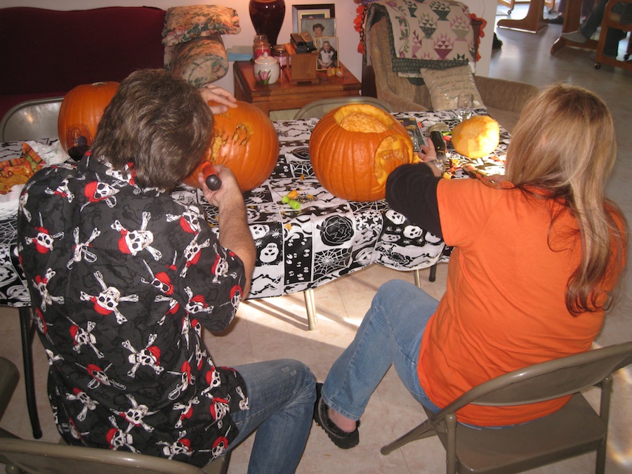 Pumpkin carving 2012