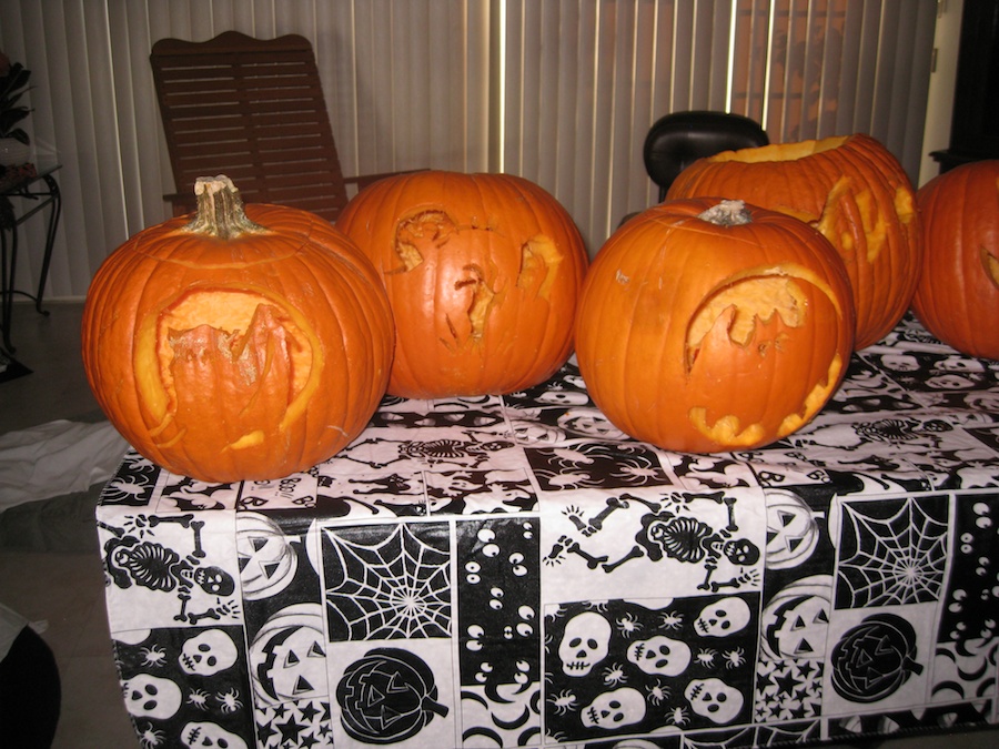 Pumpkin carving 2012