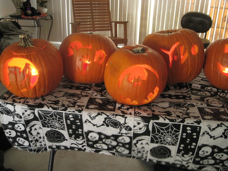 Pumpkin carving 2012