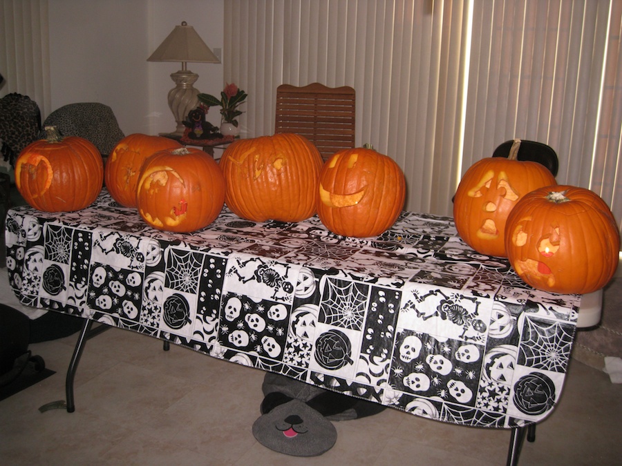 Pumpkin carving 2012