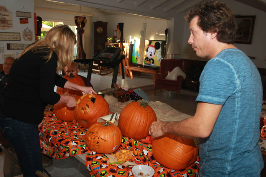 Pumpkin carving October 26th 2014