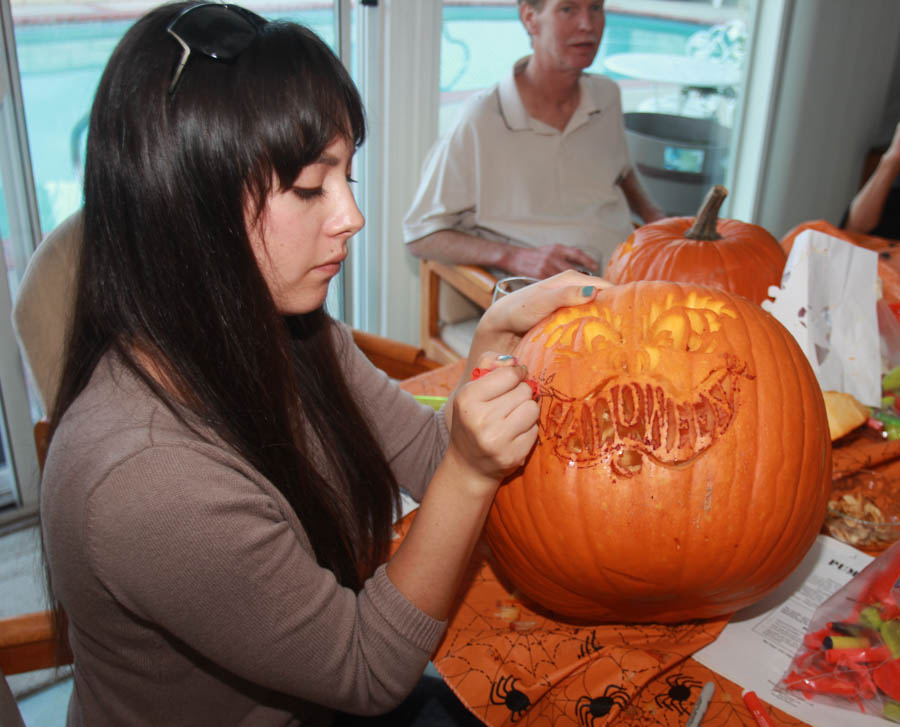 Pumpkin carving October 26th 2014