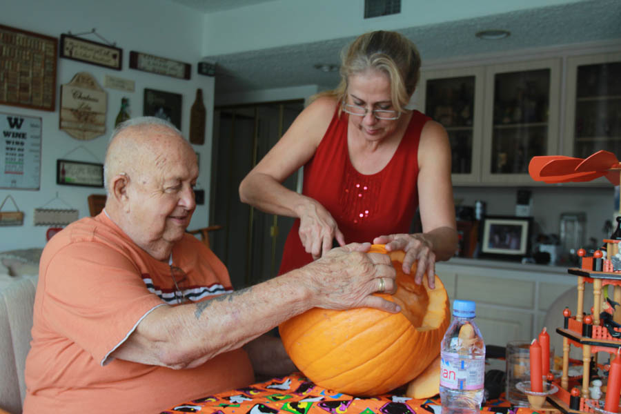 Pumpkin carving 10/25/2015