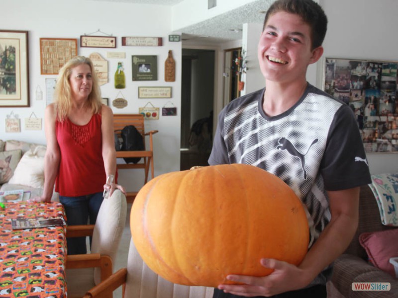 Nick Got Grandpa's Pumpkin!