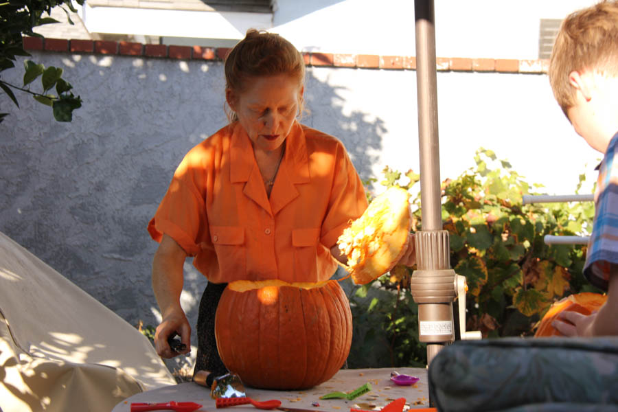 CArving the pumpkins October 27th 2018...Making art interesting!