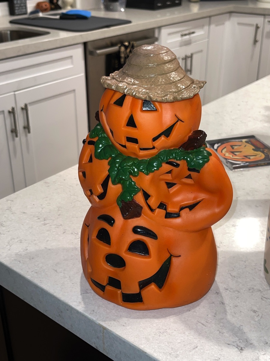 Halloween 2021 decorations; putting our things together for the first time!