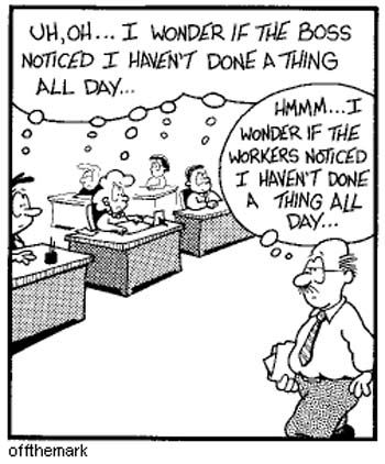 At the office