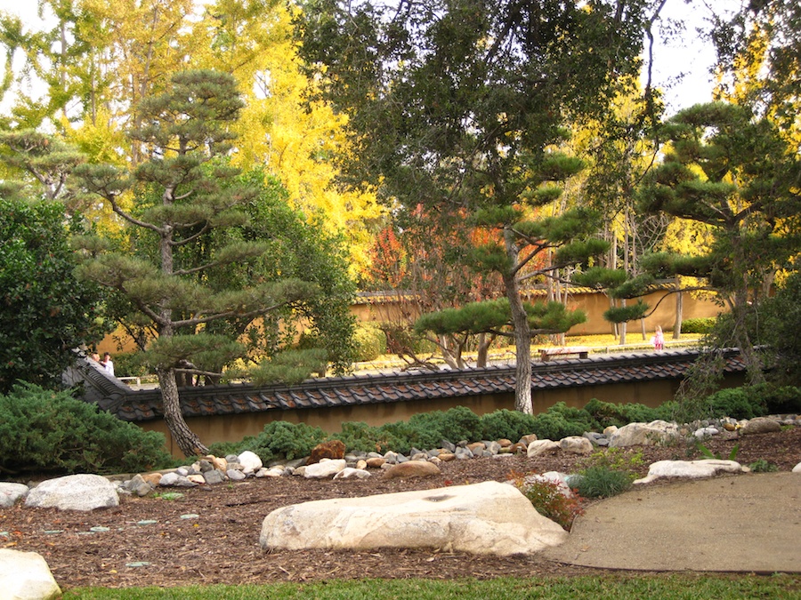 Huntington Japanese Garden visit December 2012 Members Only Day