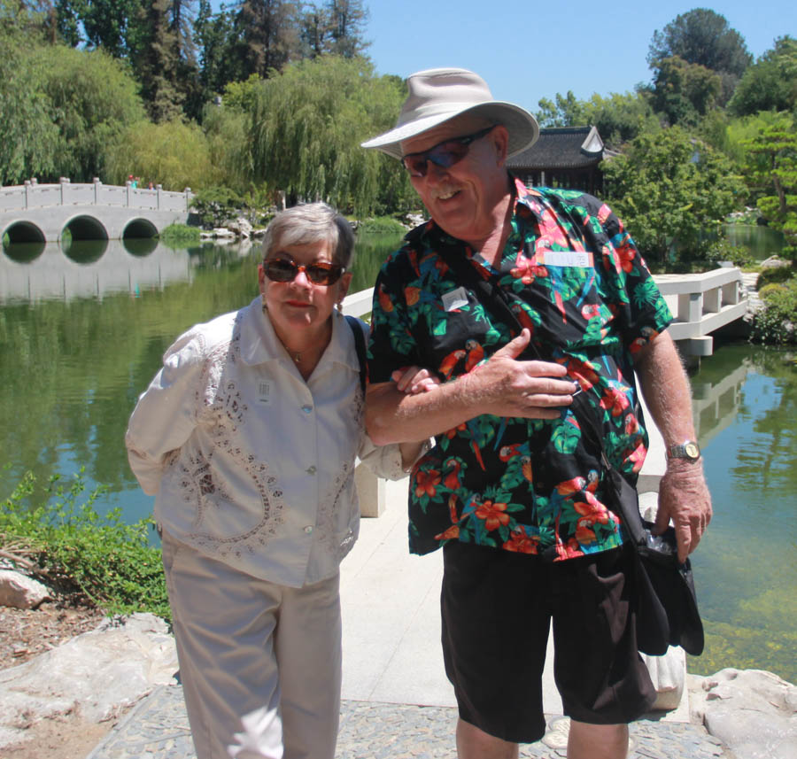 Visiting the Huntington Gardens July 13th 2015 with Charlotte and Greg