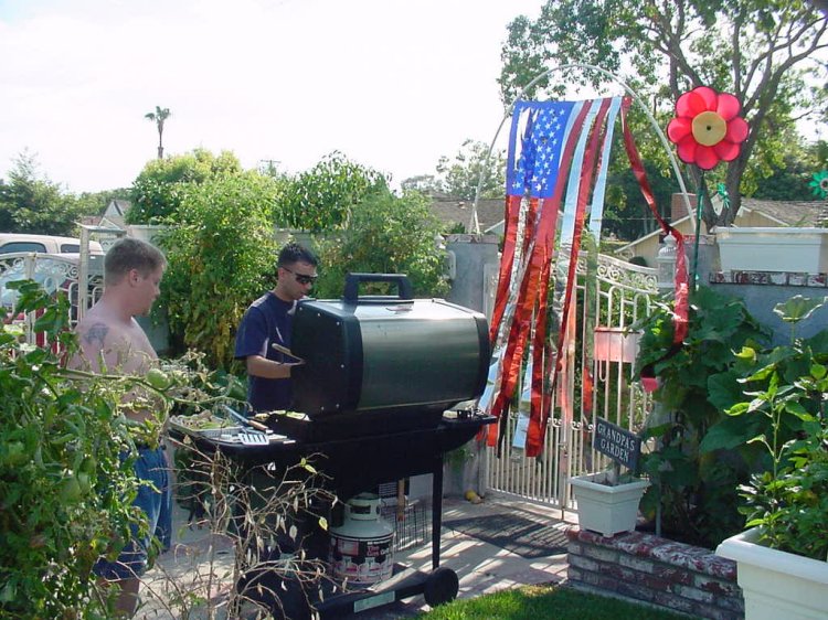 July 4th 2001 with Pete, Eddie, Edith, and Kat