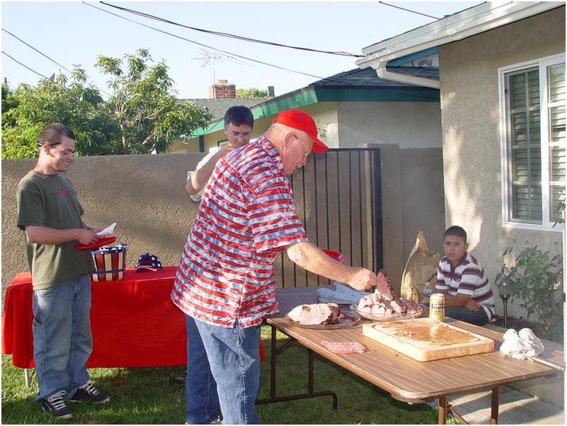 Dinner is served July 4th 2006